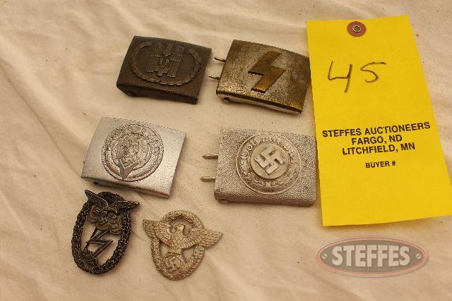 (4) German Nazi belt buckles, _1.jpg